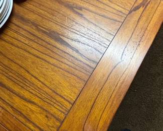 MissionStyle Slate and Wood Coffee Table fourth image