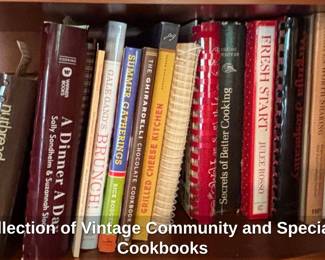 Collection of Vintage Community and Specialty Cookbooks third image