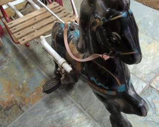 Vintage Mobo Pedal Horse and Cart second image