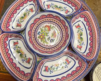 Anthropologie Chocolate is Salad Serving Set