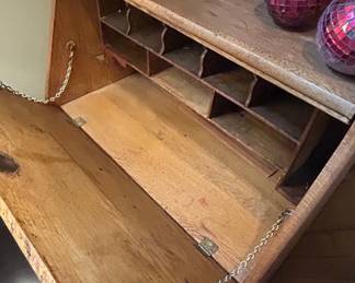 Antique Larkin Soap Co. Oak DropFront Secretary Desk second image