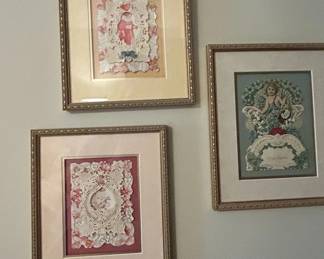 Vintage VictorianStyle DieCut Valentine Greeting Card Collection