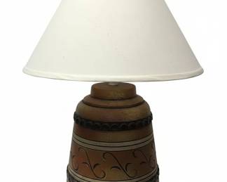 Vintage Southwestern Style Ceramic Table Lamp