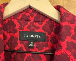 Talbots Animal Print Blazer and I.N.C. Metallic Moto Jacket second image