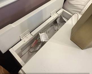 ThreeDrawer Nightstand with Hidden Storage Compartment Pair fifth image