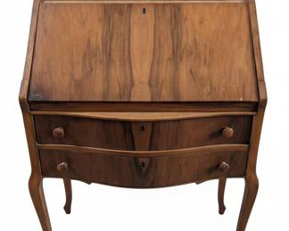 MidCentury French Provincial Style Secretary Desk