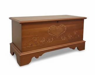 Lane Cedar Chest with Heart Motif