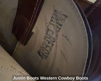 Justin Boots Western Cowboy Boots second image