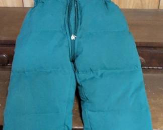 Vintage Insulated Winter Ski Bibs