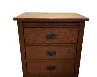 Mission Style ThreeDrawer Nightstand