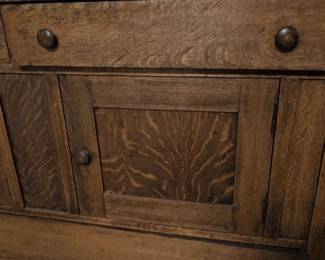 Antique QuarterSawn Oak Sideboard second image