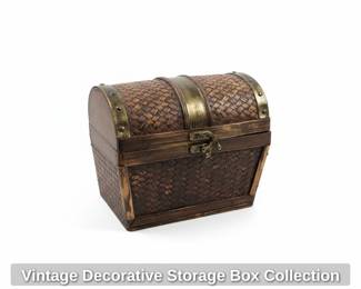 Vintage Decorative Storage Box Collection fourth image