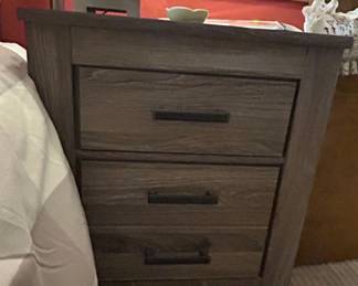 Modern Farmhouse ThreeDrawer Nightstand second image