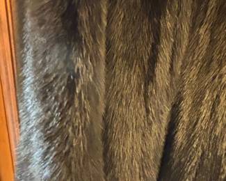 Vintage Black Mink Fur Coat second image