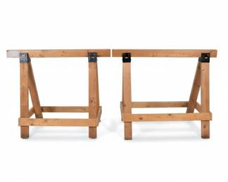 Heavy Duty Wood Sawhorses