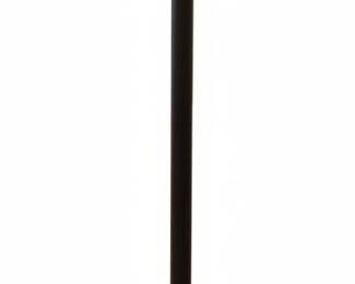 Traditional Metal Floor Lamp with Leaf Base