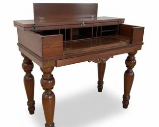 Victorian Walnut Spinet Desk