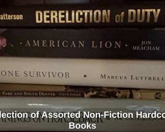 Collection of Assorted NonFiction Hardcover Books