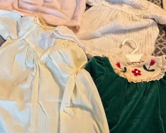 Vintage Baby Clothing and Accessories Collection