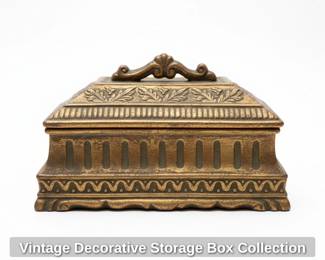 Vintage Decorative Storage Box Collection second image