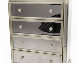 Z Gallerie Borghese Mirrored FiveDrawer Chest
