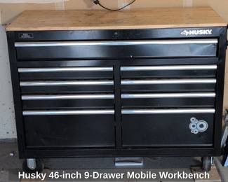 Husky inch Drawer Mobile Workbench