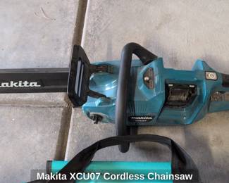Makita XCU Cordless Chainsaw second image