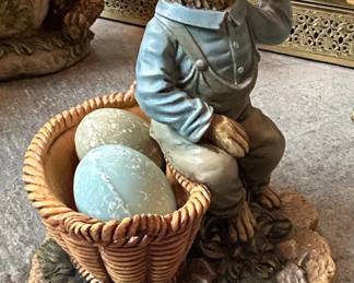 Vintage Chrisdon Resin Rabbit Figurine Collection second image