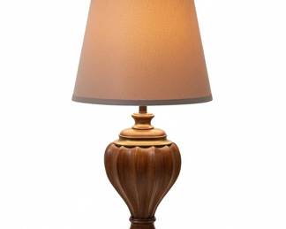 Traditional Fluted Urn Table Lamp