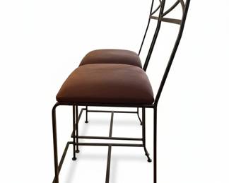 Charleston Forge Wrought Iron XBack Bar Stools second image