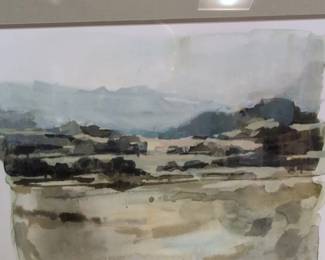 Contemporary Watercolor Landscape Painting second image