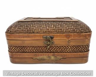 Vintage Decorative Storage Box Collection