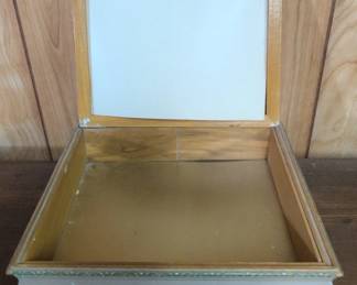 Vintage Convex Glass Maritime Keepsake Box second image