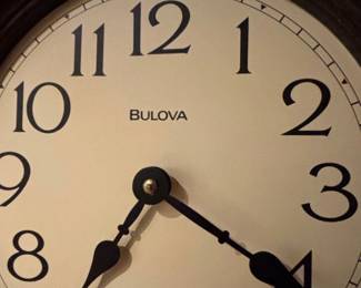 Bulova Schoolhouse Wall Clock second image