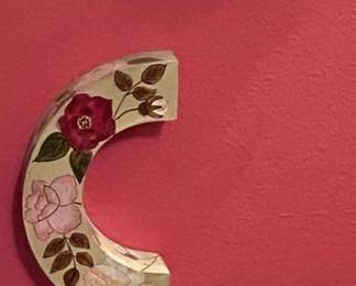 HandPainted Floral Decorative Wall Letters