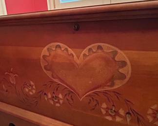 Lane Cedar Chest with Heart Motif second image