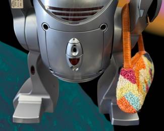 Robbie the Robot from Sharper Image in the 90s