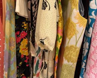 Vintage clothing from the 60s-90s.