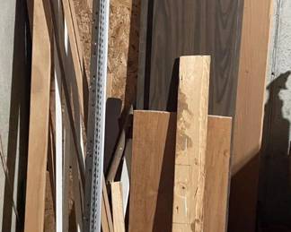 Assorted Construction and Remodeling Materials featuring PermaBase LITE, Wood Panels, and Trim