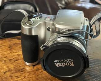 Kodak EasyShare Z740 Digital Camera with Lowepro Bag, Wooden Poker Caddy, and Toy Foam Rockets