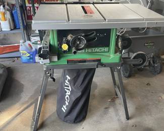 Hitachi C10FR 10-Inch Job Site Table Saw with Stand