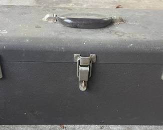 Kennedy Metal Handheld Tool Box with Removable Tote Tray