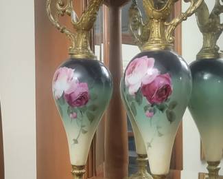 Mantle vases