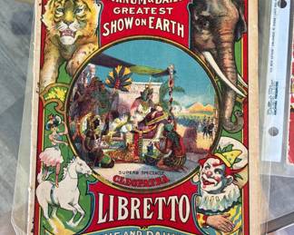 Original circus poster 