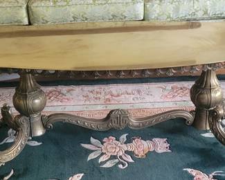 Brass coffee table 