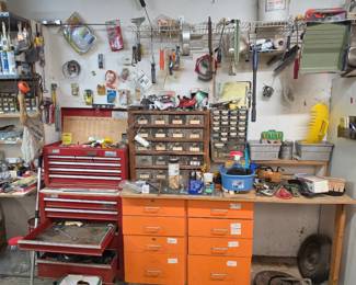 Tool Shelv's , Tools , Nuts , Bolts , Misc.