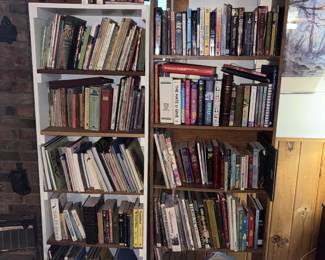 Book Shelf , Vintage Books , Magazines , Cook-books