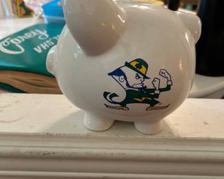 Lots of Notre Dame and Irish items.