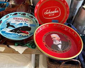 Vintage beer trays