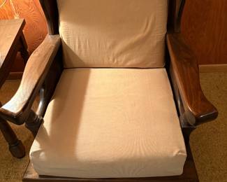 2 matching chairs.  One is a rocker, the other is not